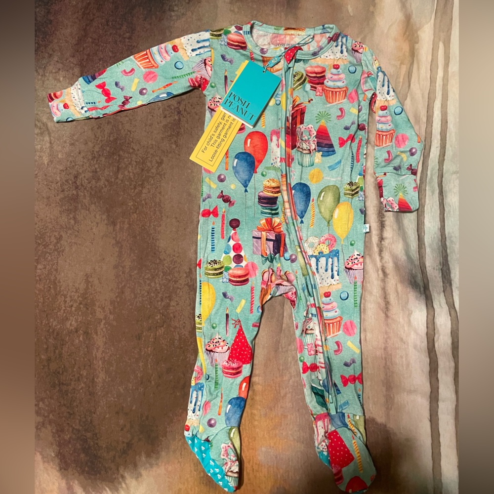Posh Peanut: Footie Zipper One Piece Pajama